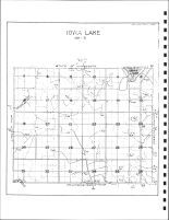 Iowa Lake Township Drainage Map, Emmet County 1980